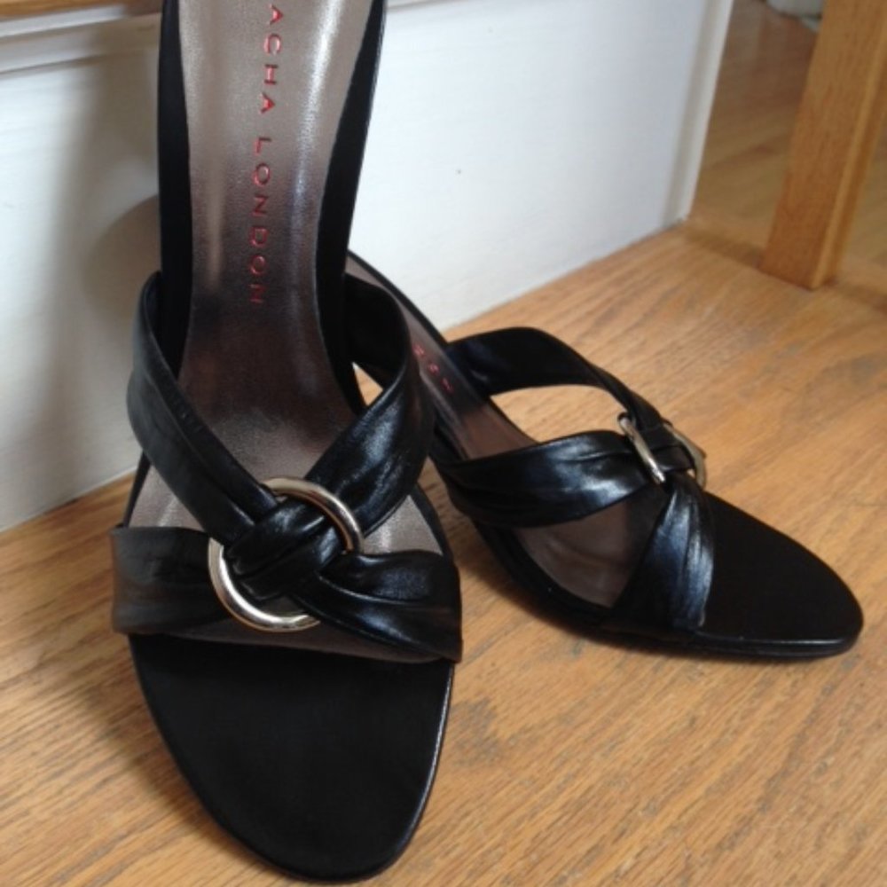 Sandals by SASHA London Made in SPAIN Size 8.5, Color: Black